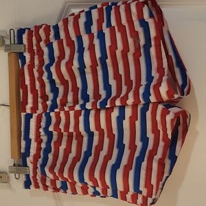 Mizuno Red White and Blue 2 n 1 running shorts - never worn